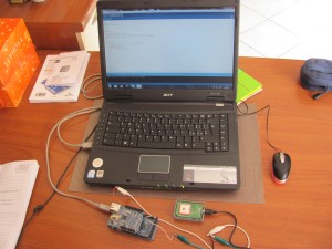 Arduino e Holux1000 GPS